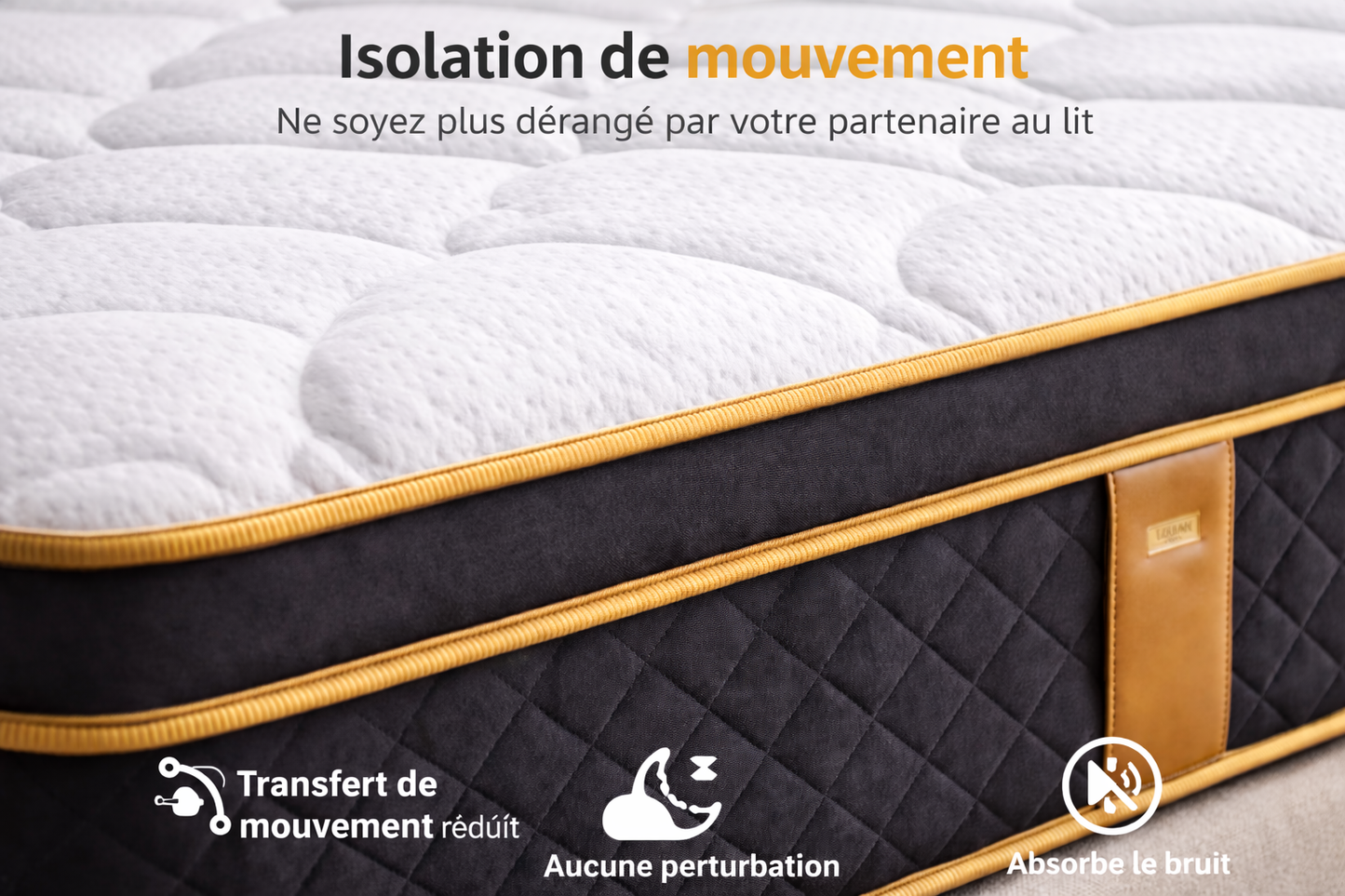 Matelas Pocket Spring à ressorts ensachés